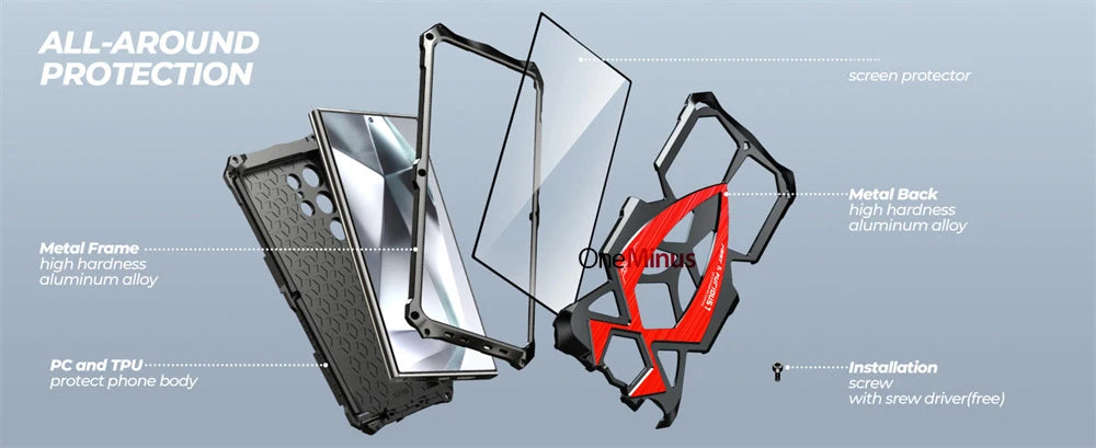 Military Shockproof Luphie Metal Armor Case For Samsung - Premium Mobile Phone Cases from Luphie - Just $36! Shop now at Dressmycell.com Military Shockproof Luphie Metal Armor Case For Samsung - Premium Mobile Phone Cases from Luphie - Just $36! Shop now at Dressmycell.com